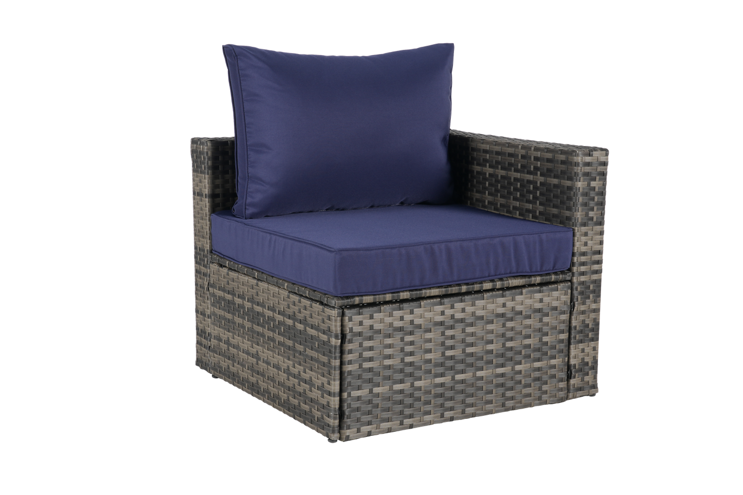 8 Piece Outdoor Patio Sofa Set, Sectional L- Shaped Patio Furniture
