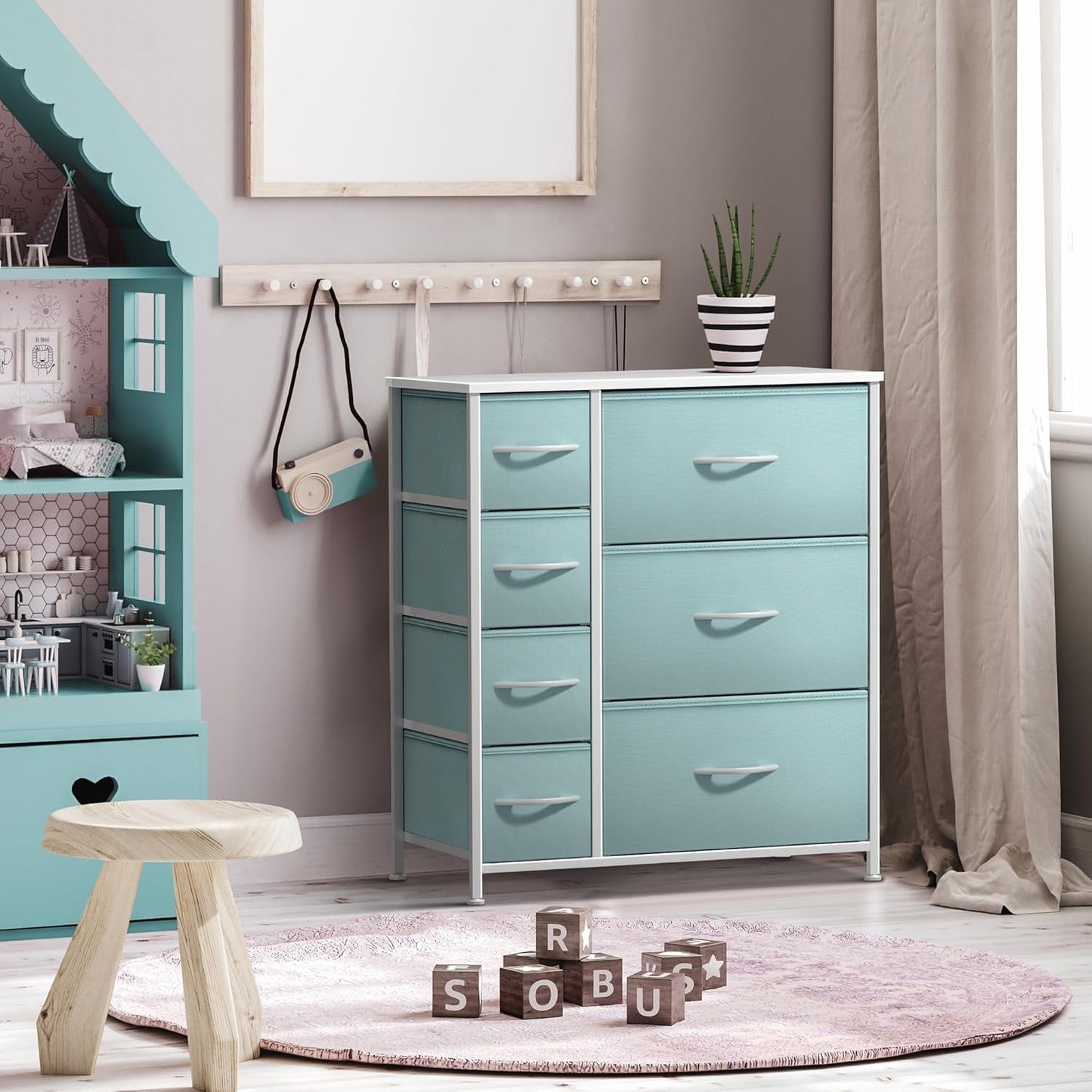 Dresser with 7 Drawers - Furniture Storage Chest for Kid’S, Teens,