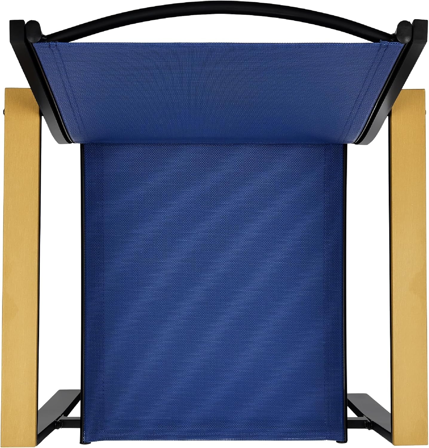 4-Piece Outdoor Textilene Patio Conversation Set, Backyard Furniture