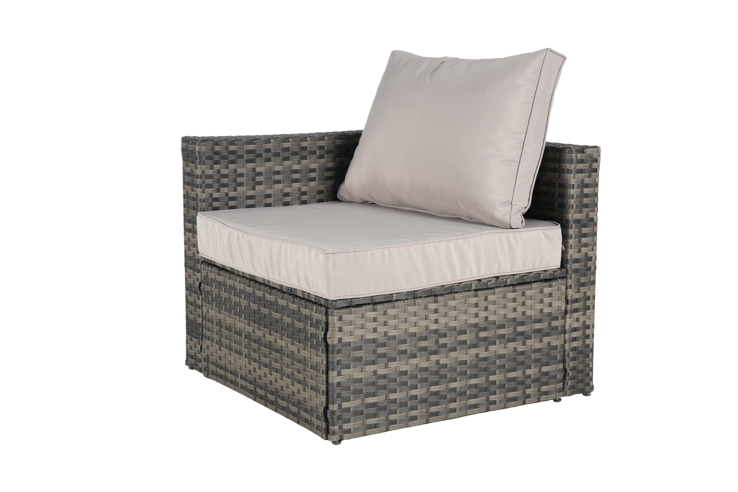 8 Piece Outdoor Patio Sofa Set, Sectional L- Shaped Patio Furniture