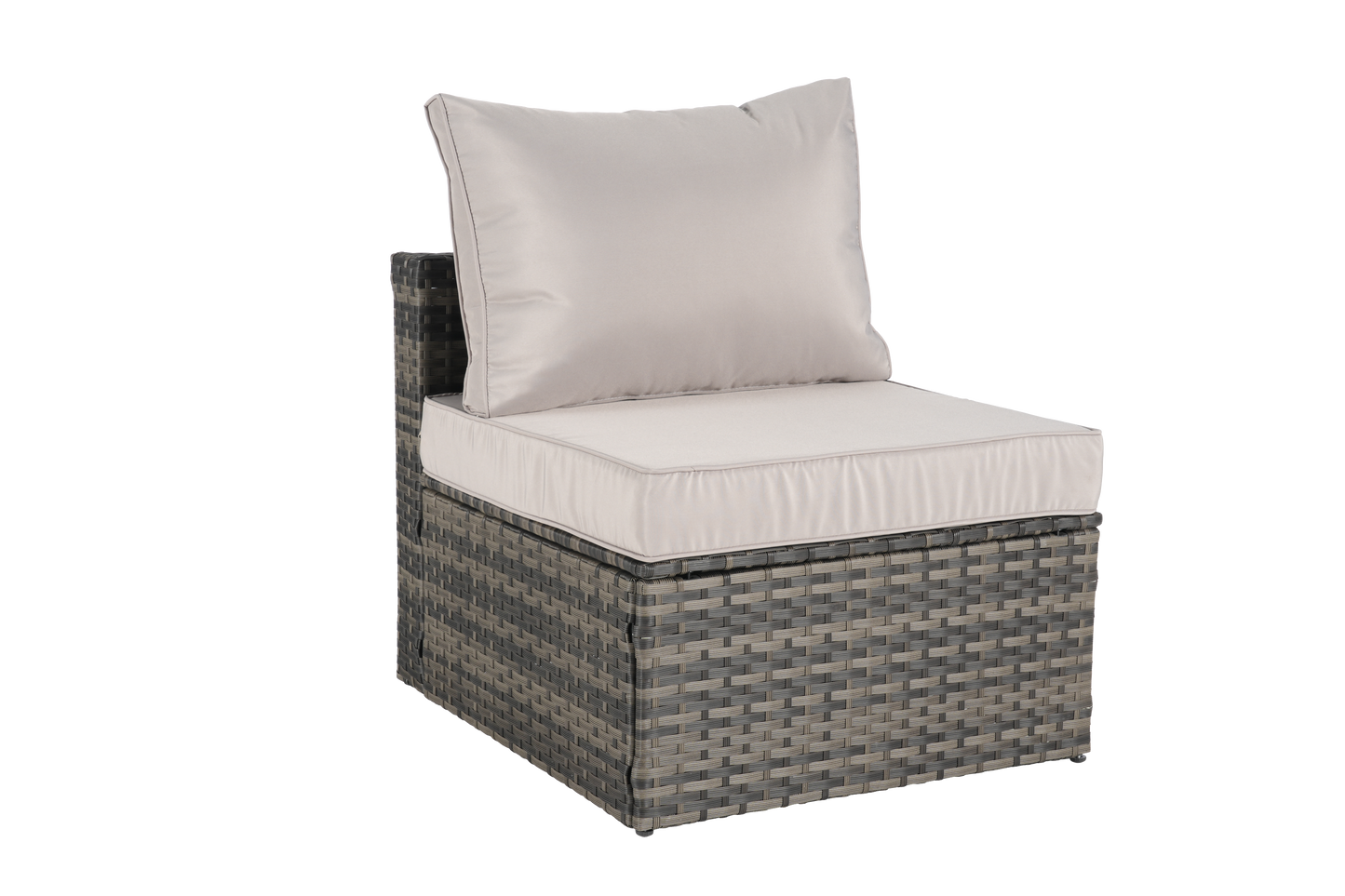 8 Piece Outdoor Patio Sofa Set, Sectional L- Shaped Patio Furniture