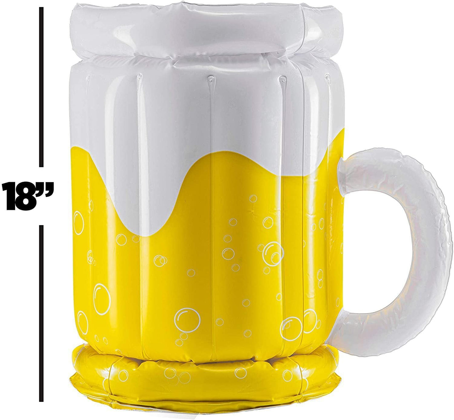 Large Inflatable Beer Mug Cooler Pool Float Drink Cooler