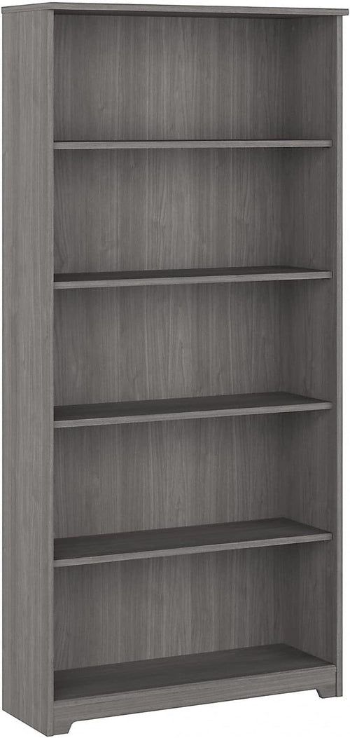 Bush Furniture Cabot Tall 5 Shelf Bookcase | Large Open Bookshelf in