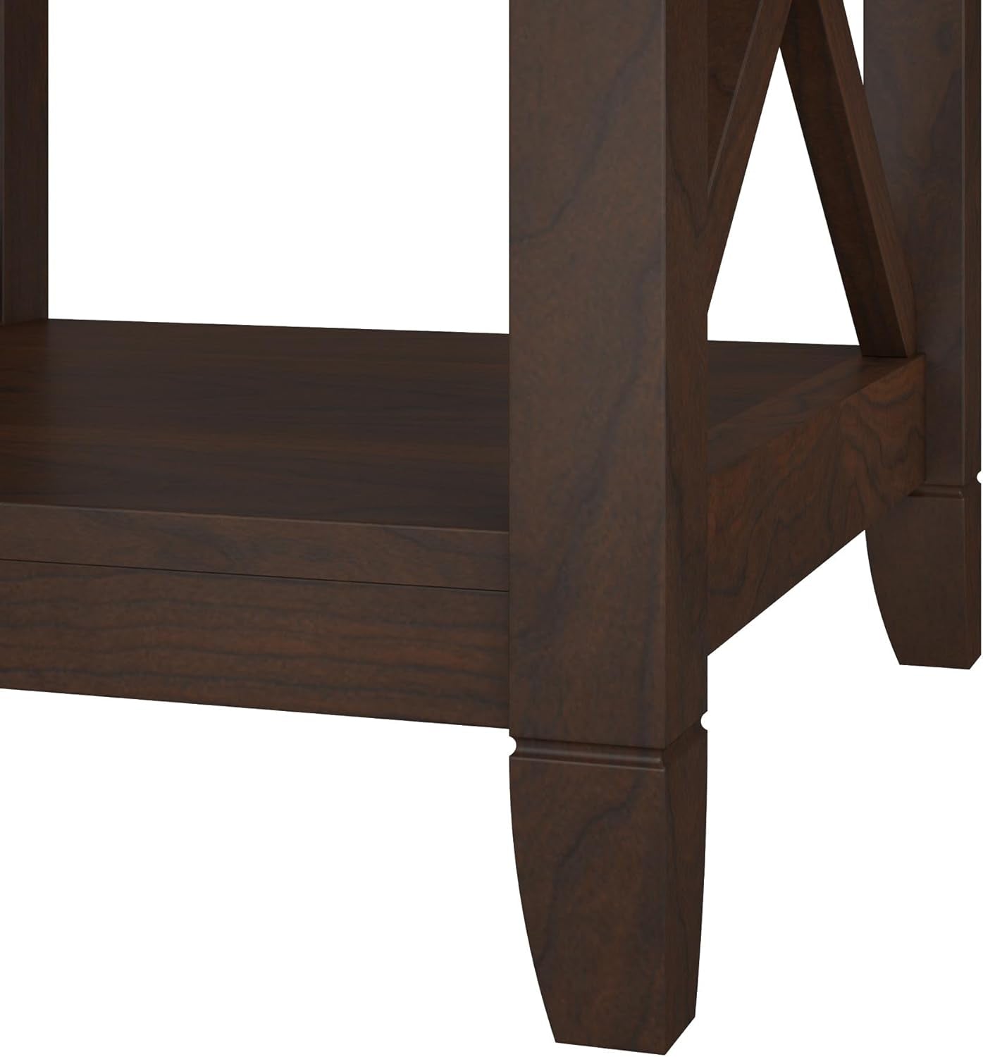 Bush Furniture Tall 5 Shelf Bookcase for Living Room or Home Office,