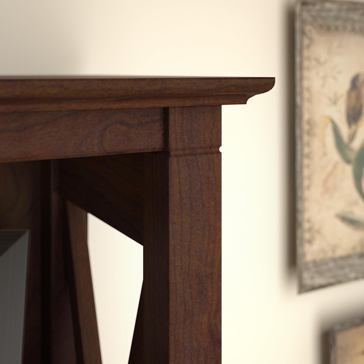 Bush Furniture Tall 5 Shelf Bookcase for Living Room or Home Office,